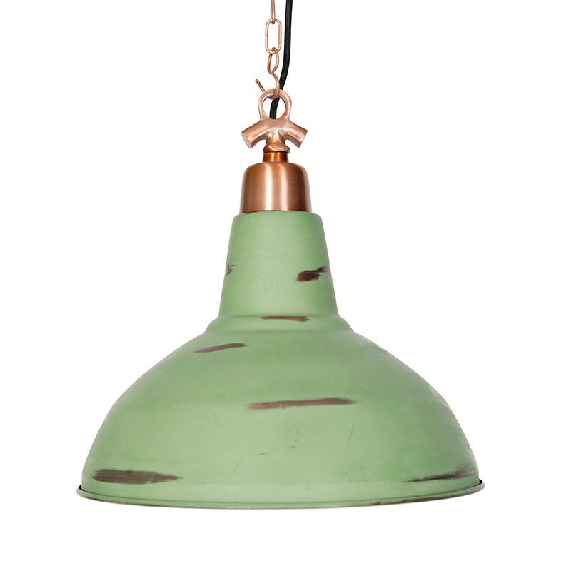 Set van 2 vintage hanglampen koper - Goliath large