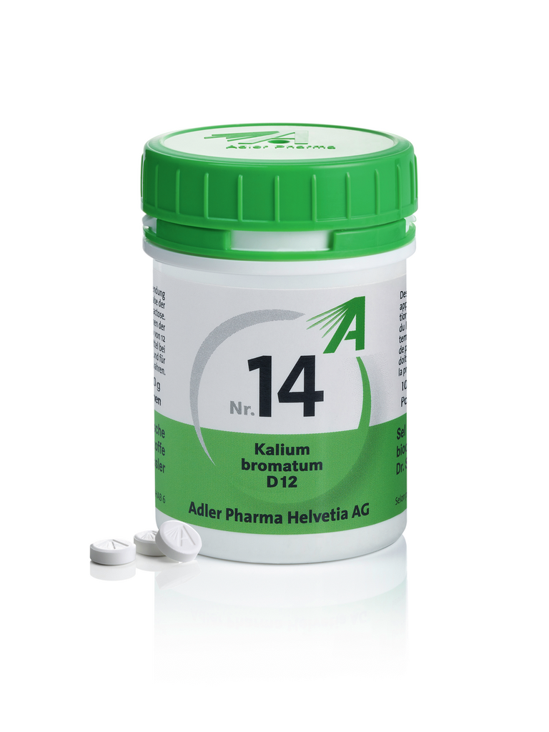 ADLER Nr14 Kalium bromatum Tabl 12 D 100 g