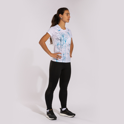 Camiseta Joma Elite Ix branca de manga curta