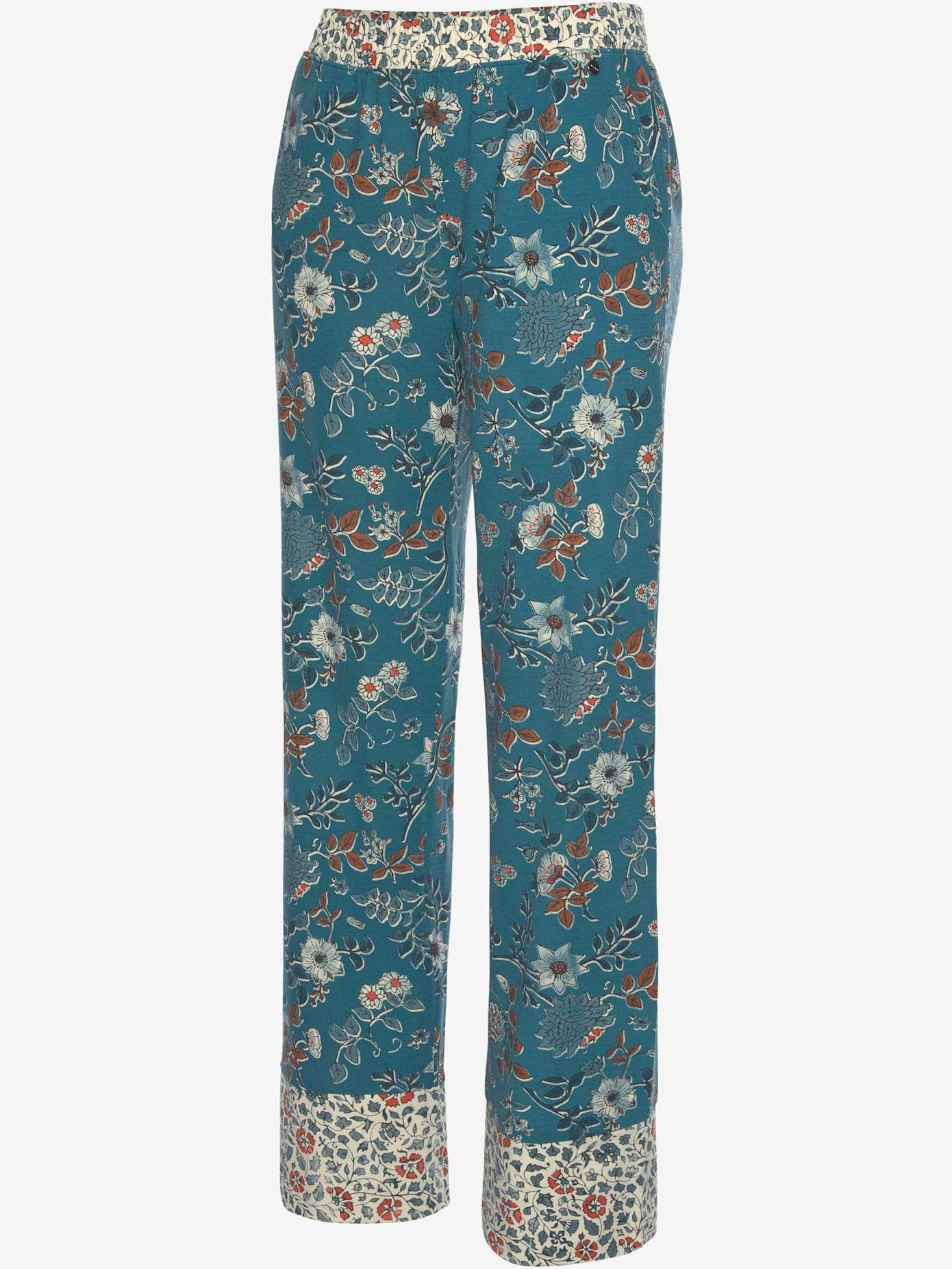 Pantalon de nuit pantalon de pyjama fantaisie avec imprimé floral