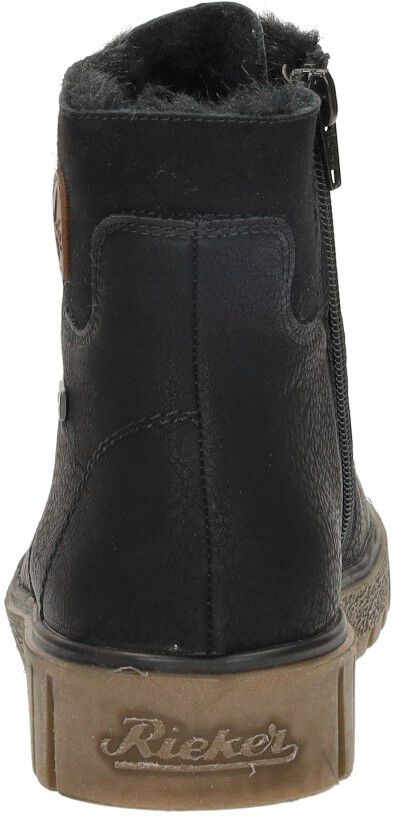 Rieker Veterschoenen Hoog zwart