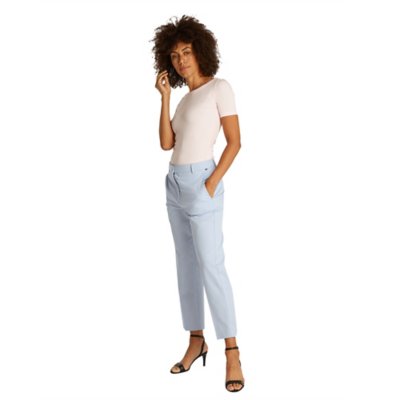 Pantalon femme Co Slim Straight Chino TOMMY HILFIGER