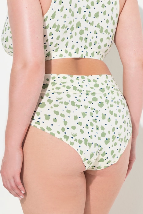 Bellieva-Slip, breiter Bund, Punkte, Biobaumwolle