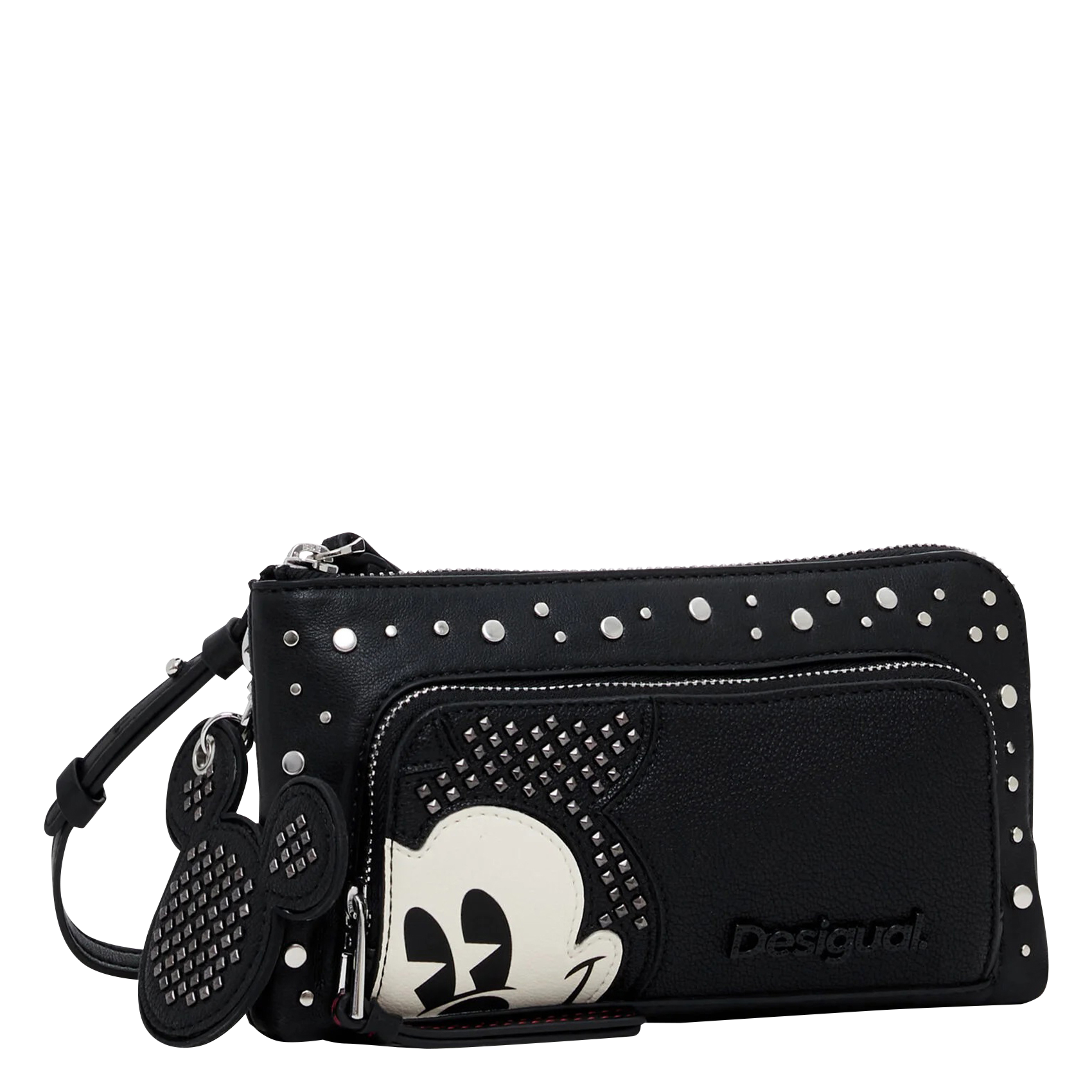 Sac bandoulière effet cuir | Noir