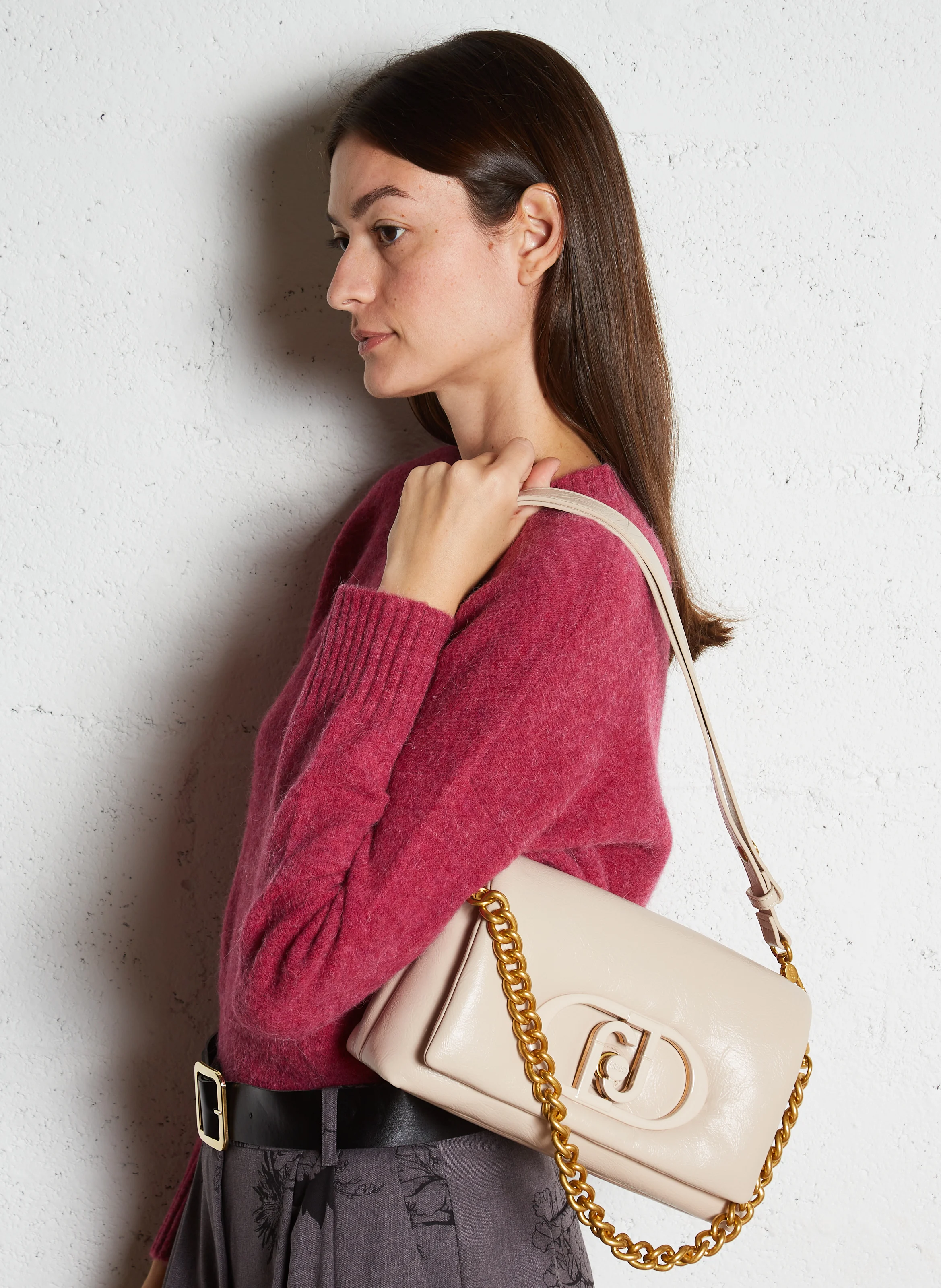 Sac effet cuir | Beige