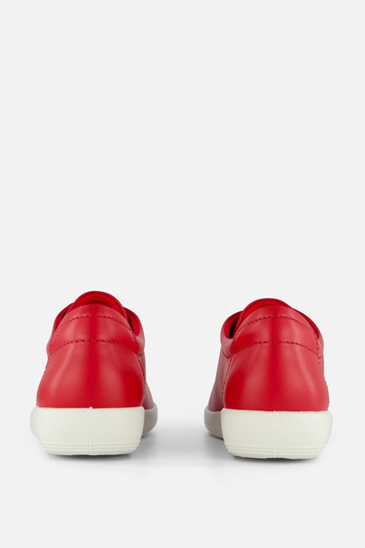 Ecco Soft 2.0 Sneakers rood Leer
