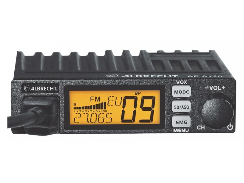 Albrecht CB Funkgerät AE 6120 VOX Kompaktes, robustes CB-Funkgerät