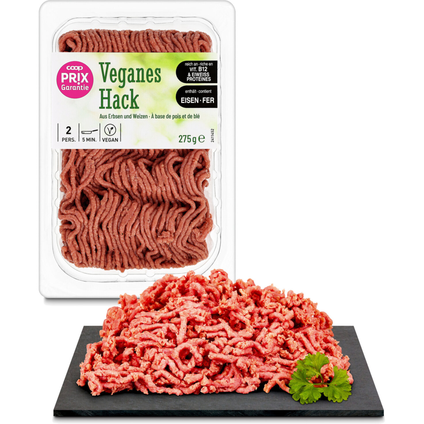 Prix Garantie vegane Alternative zu Hack -