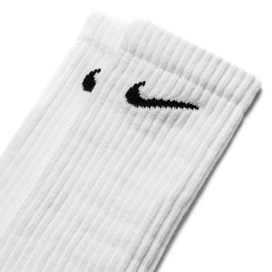 Nike Chaussettes Everyday Lightweight Crew Pack de 3 - Blanc/Noir