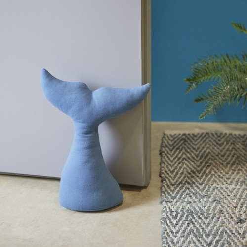 Batente de porta em forma de golfinho azul Balvi