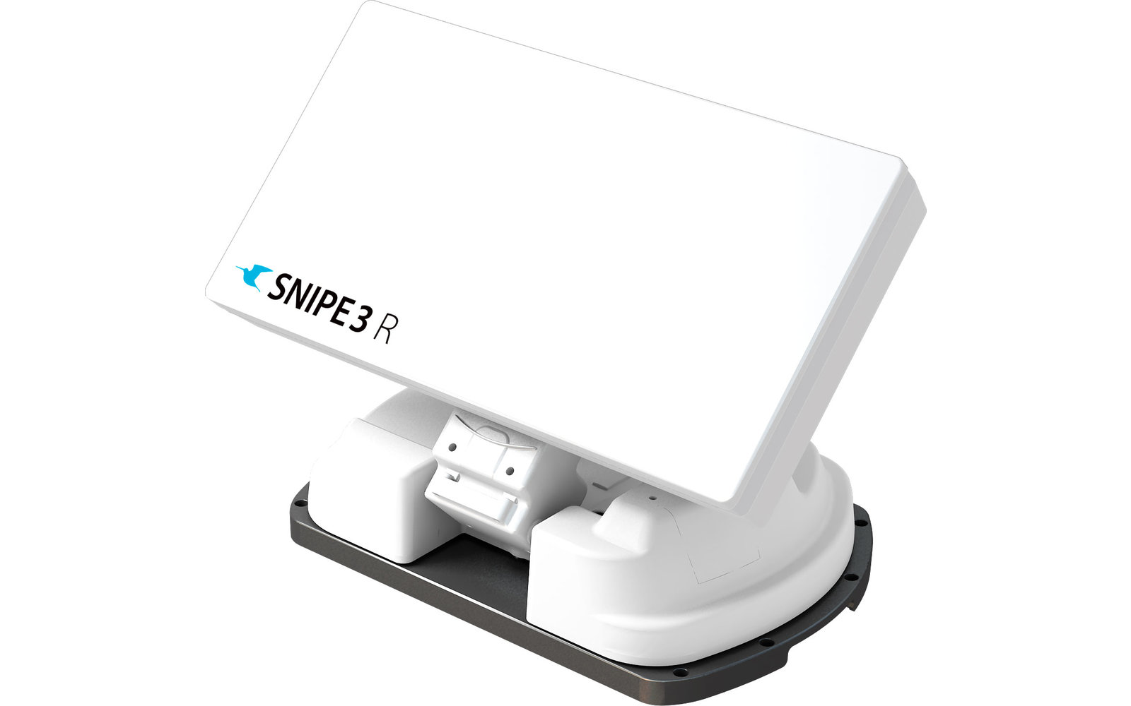 Selfsat Snipe 3 R Vollautomatische Sat-Flachantenne mit Fernbedienung Single LNB