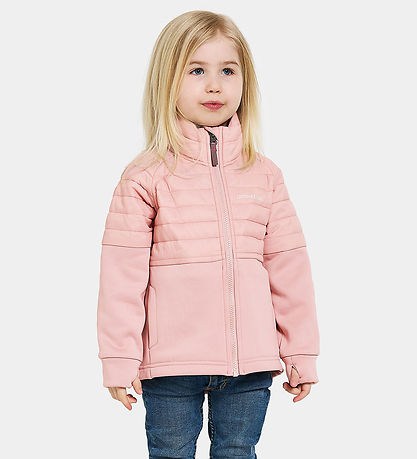 Didriksons softshelljakke - Filur HybRød - Dusty Pink