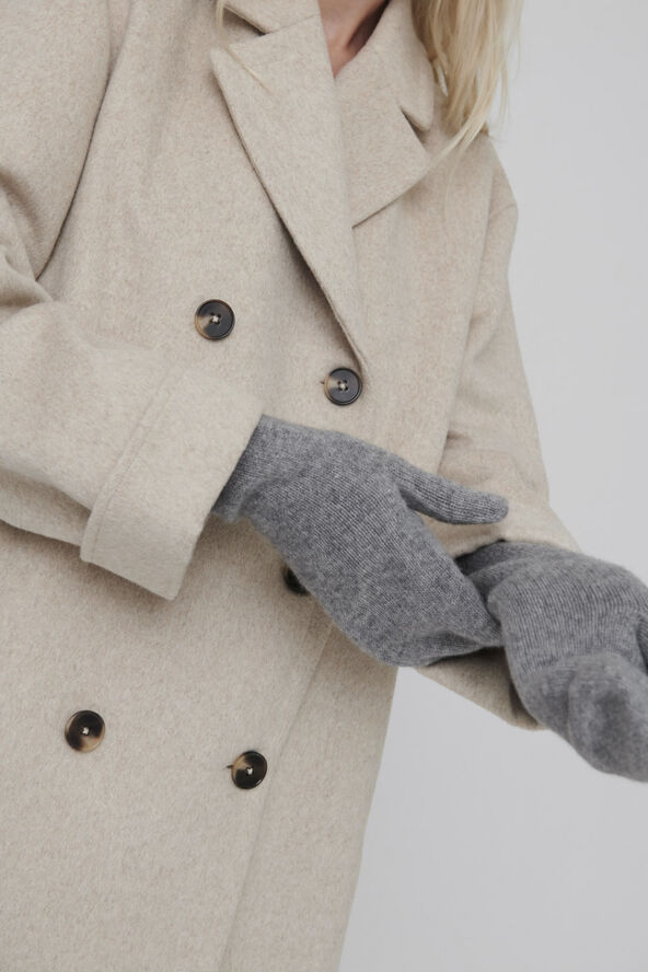 Magasin du Nord Collection Karrie 4 - 100% Cashmere Light grey melange