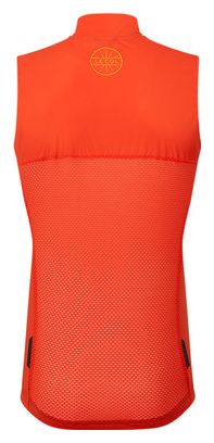 Veste Sans Manches Coupe-Vent Le Col Sport II Rouge