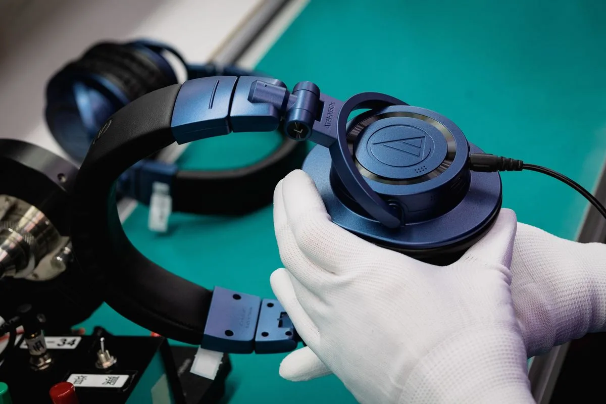 Audio-Technica ATH-M50xBT2 Bleu Casques Bluetooth
