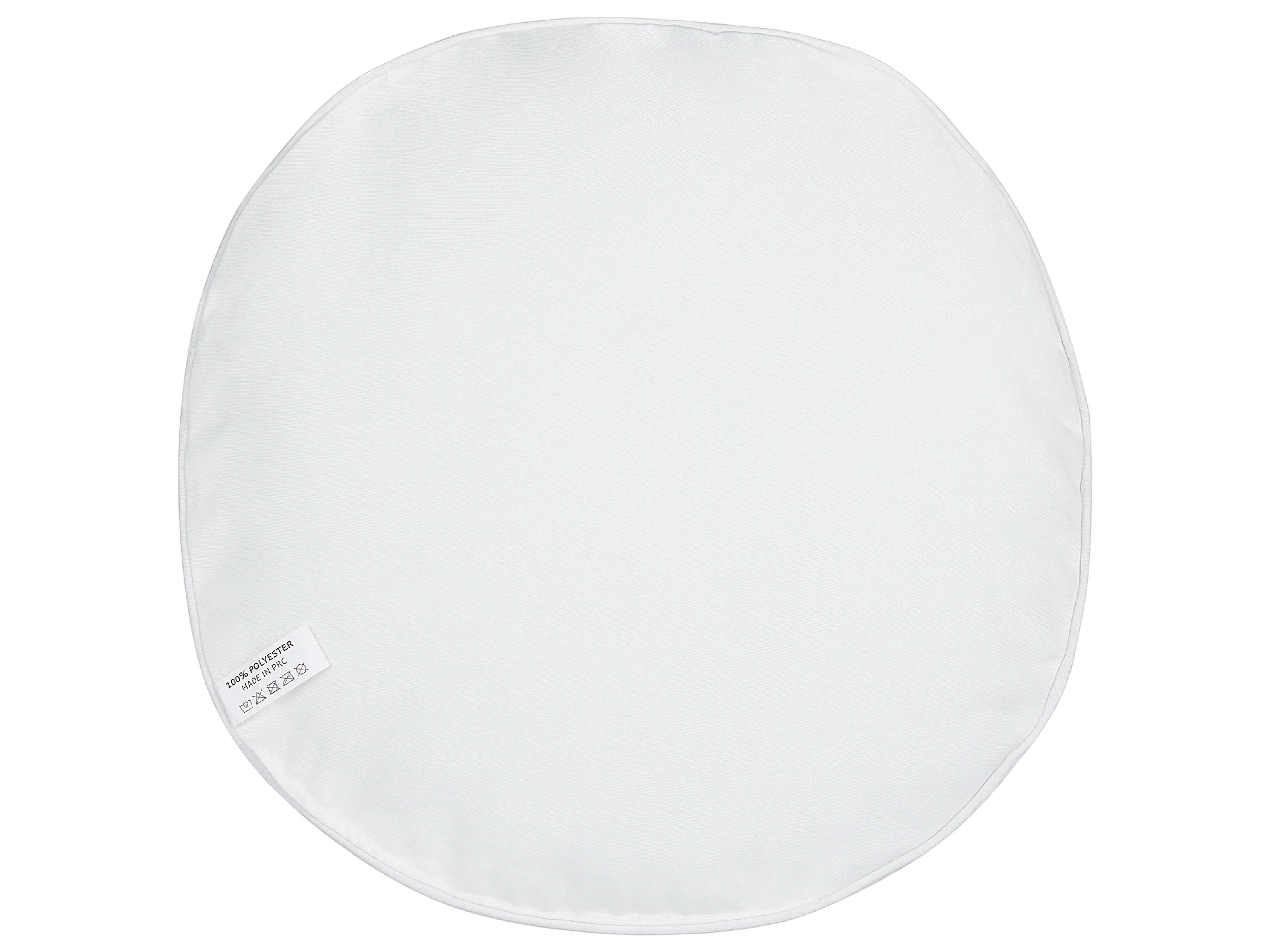 Set van 2 tuinkussens TORRAZZO bladpatroon 40 x 40 cm Wit