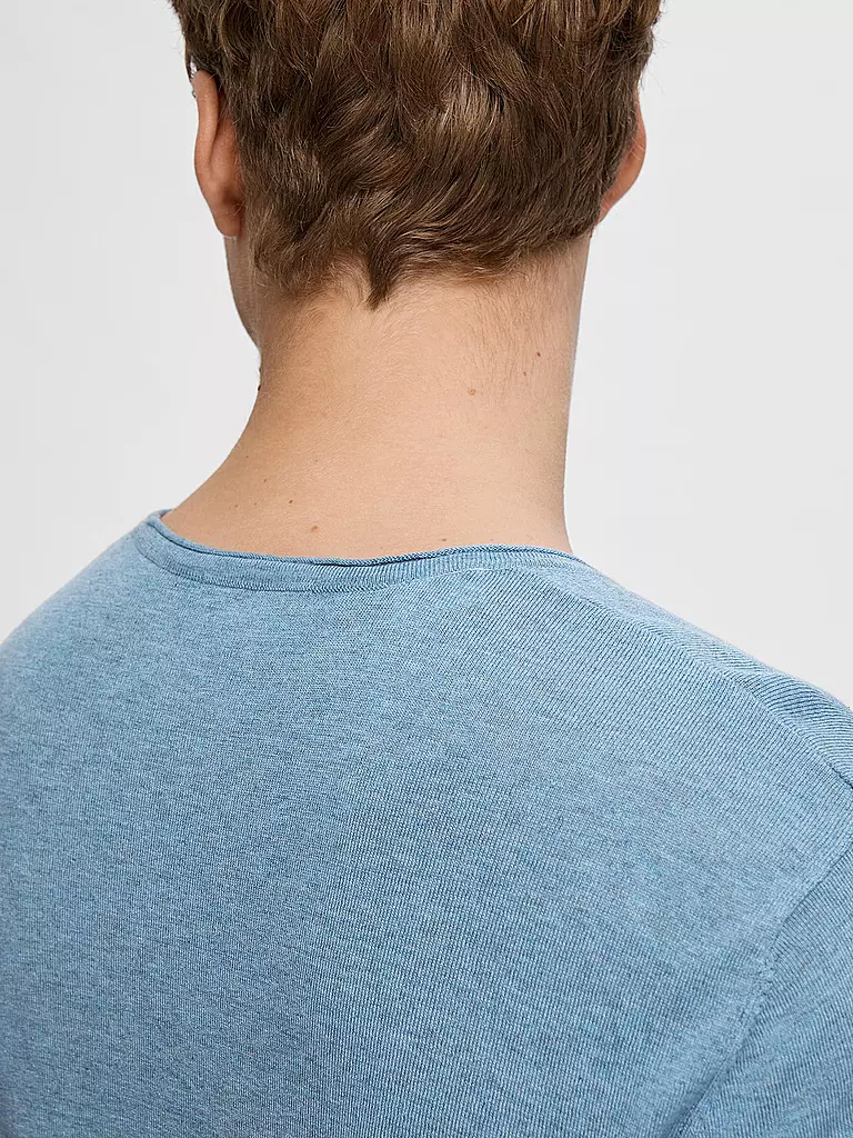 SELECTED Pullover SLHROME hellblau