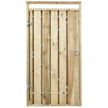 Tuinpoort hout beton schutting grenen hout links 110 cm