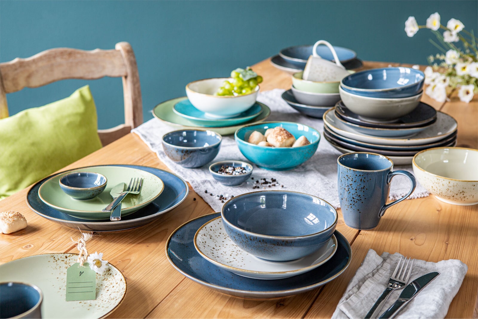 CreaTable Müslischale NATURE COLLECTION dunkelblau