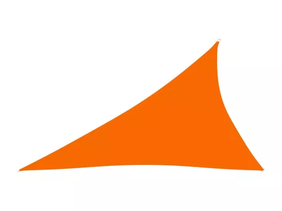 Voile de parasol Tissu Oxford triangulaire 4x5x6,4 m Orange