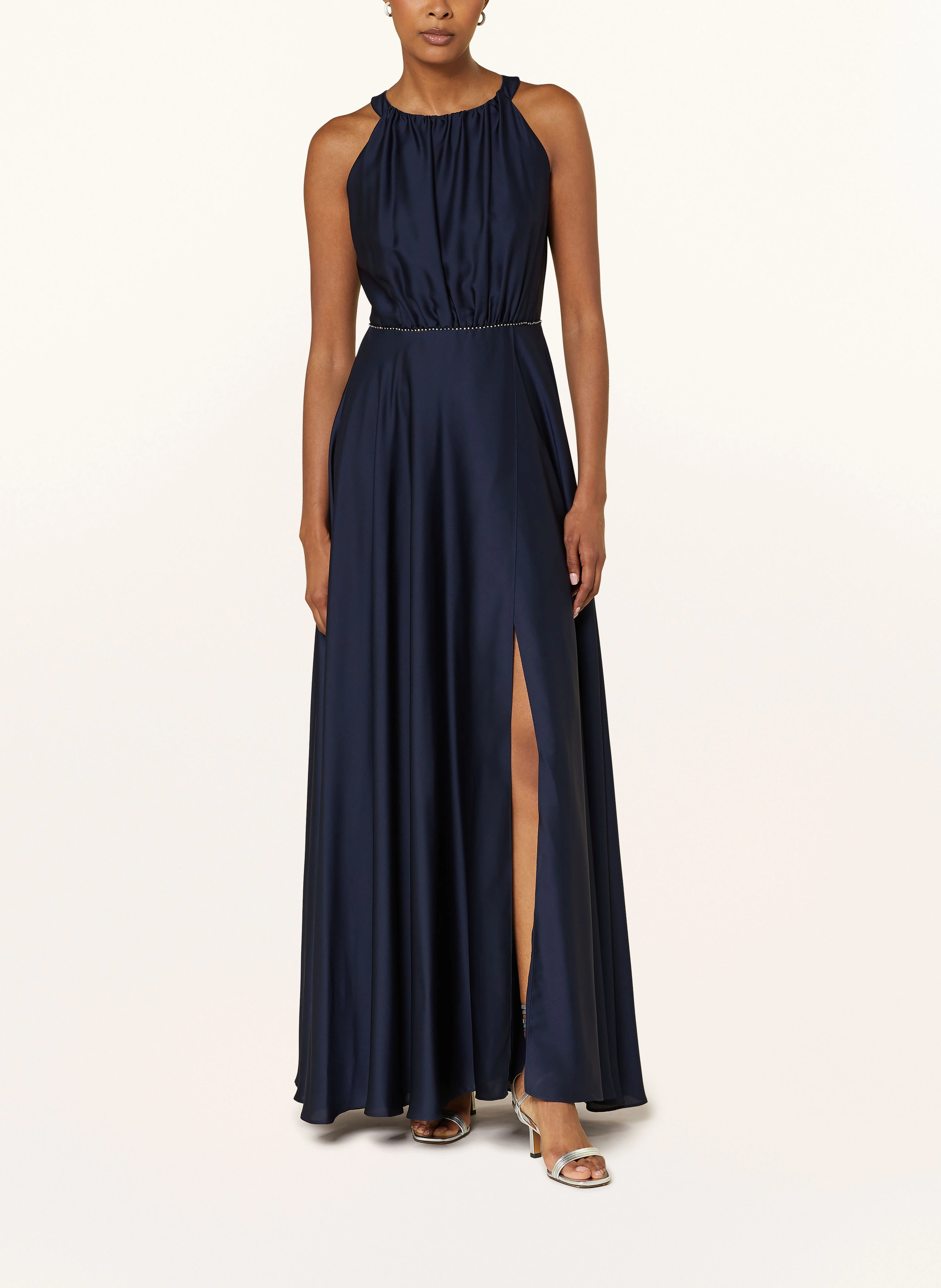 SWING Abendkleid aus Satin mit Cut-out