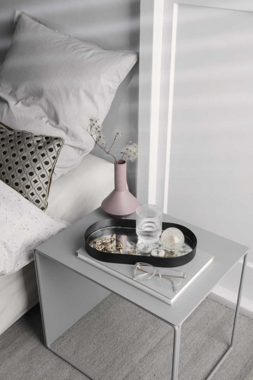 Ferm Living Ripple glazen set van 4 Smoked Glass