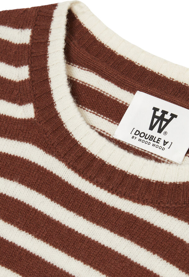 Wood Wood WWTya Striped Oversized Jumper Acorn