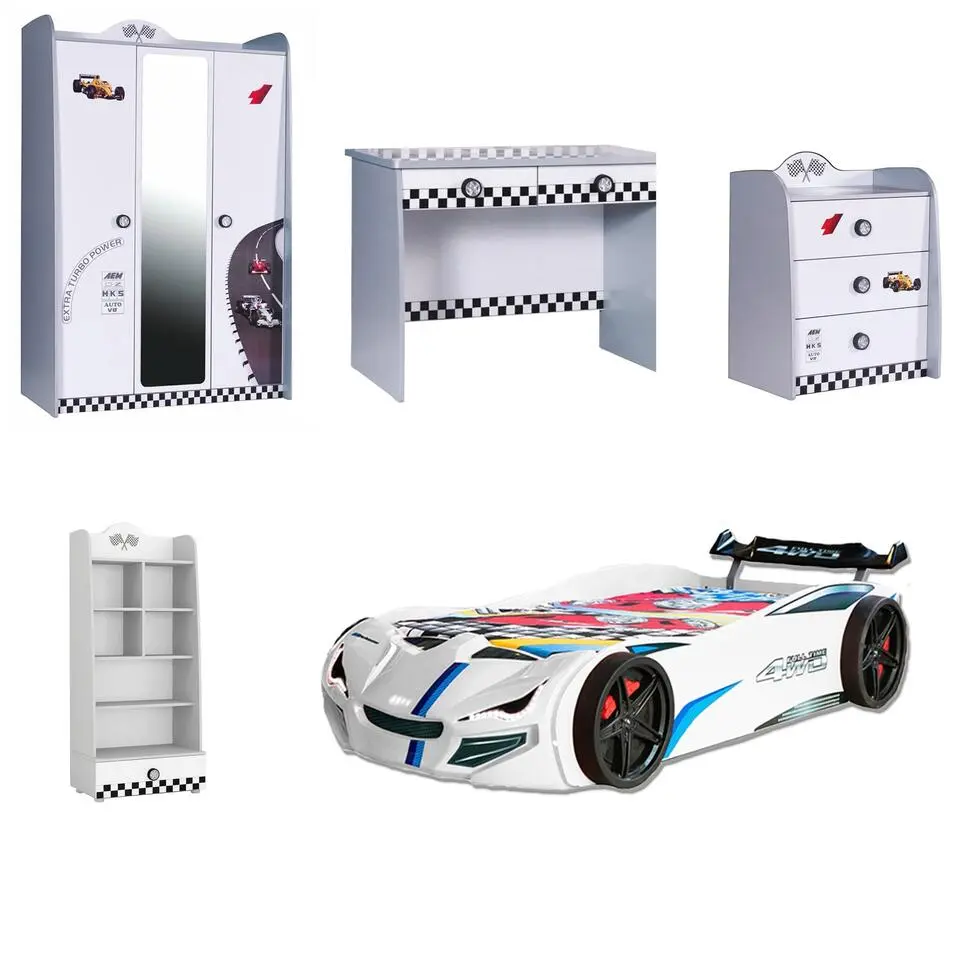 Autobed kind - Racebed BLX wit