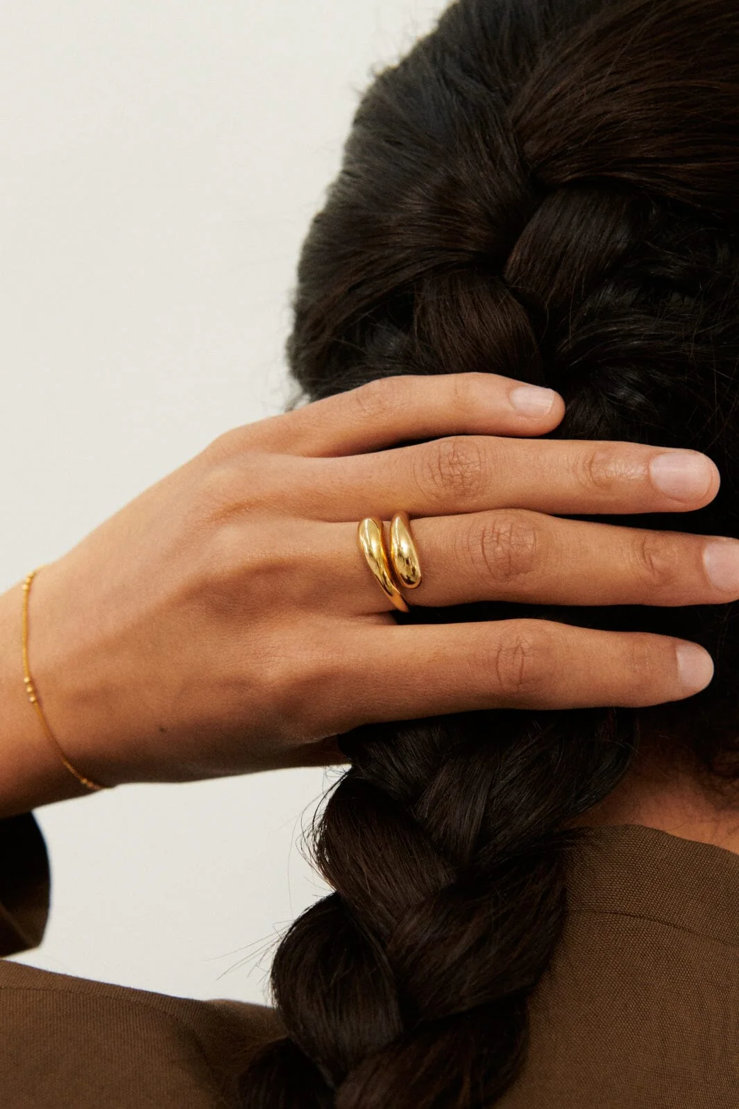 Pernille Corydon Jewellery Rain Ring goldplated