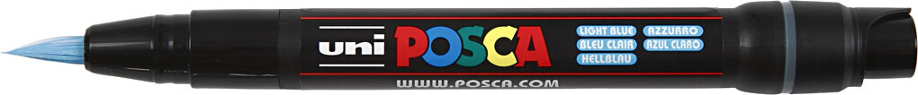 Posca Tusch - Nr. Pcf350 - Tykkelse 1-10 MM - Lyseblå