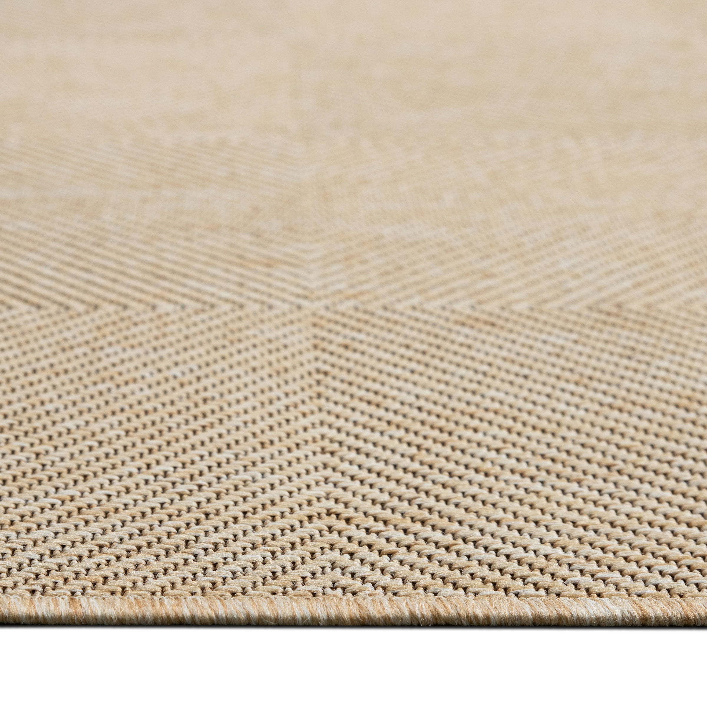 my home Teppich »Anna, auch als Läufer erhältlich« rechteckig 3 mm Höhe In- und Outdoor geeignet, Sisal-Optik, Wetterfest & UV-beständig