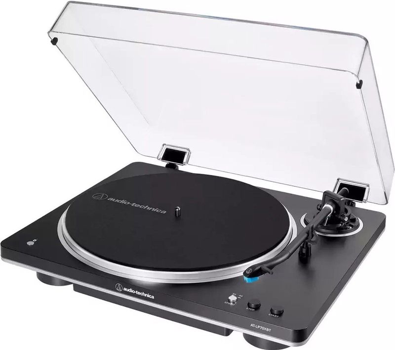 Audio-Technica AT-LP70XBT - Platenspeler - Zwart - Draadloze Bluetooth