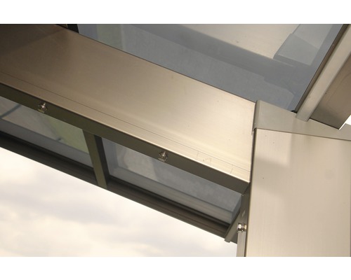 KRB Skiatsu enkele carport met hitte-, UV- en hagelbescherming, 270x500 cm, urban grey