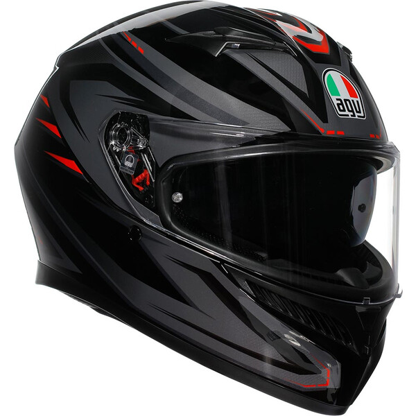 AGV - Casque K3 Syth Noir / Rouge