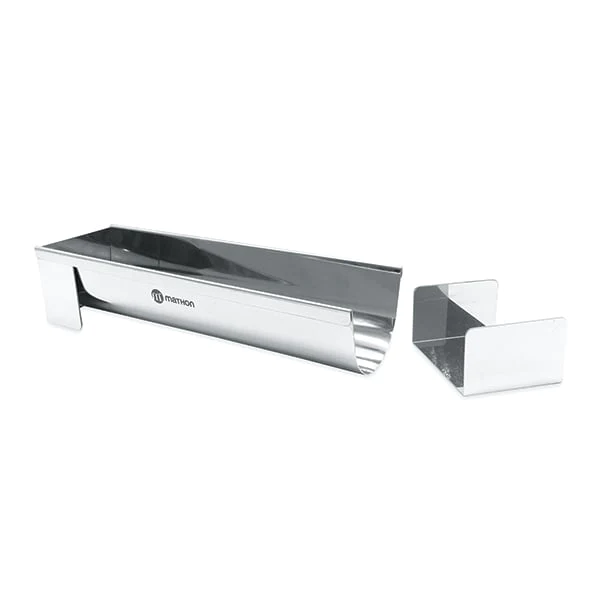 Lot gouttière à bûche inox et Flexi'moule à insert Mathon