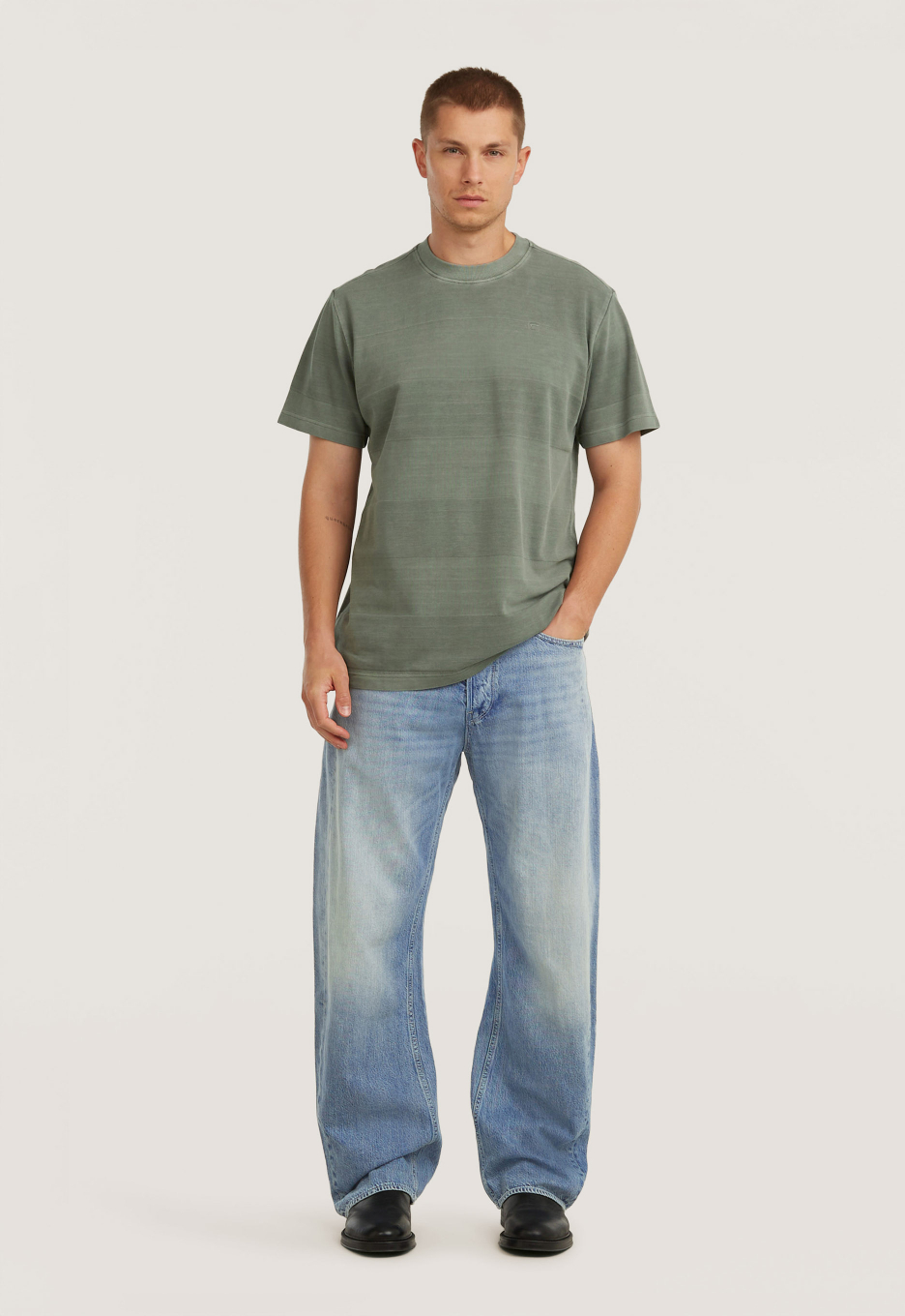 G-Star Washed Jacquard T-shirt