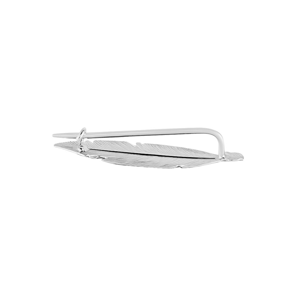 Broche Euriell Argent Blanc