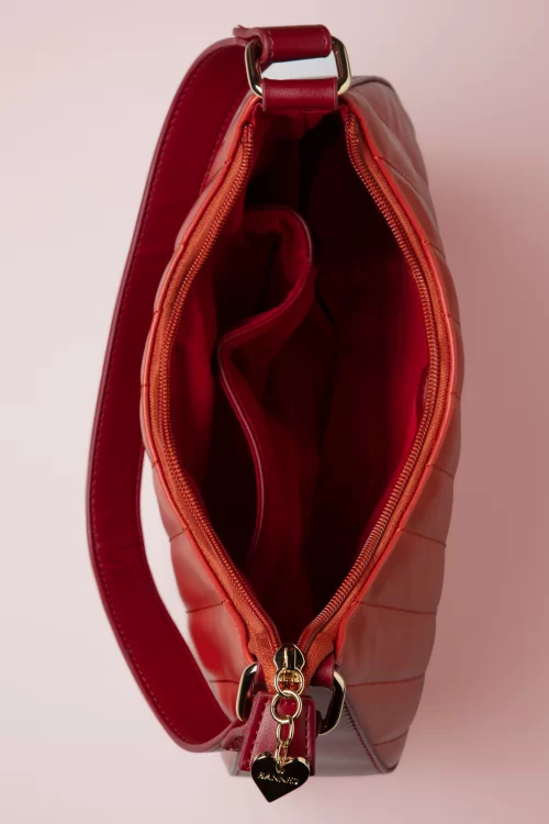 Banned Retro Thelma handtas in roestrood