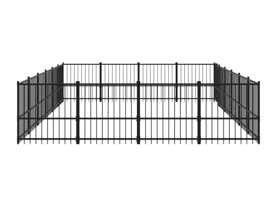 Chenil cage enclos pac noire 582 x 388 x 100 cm 02_0041818