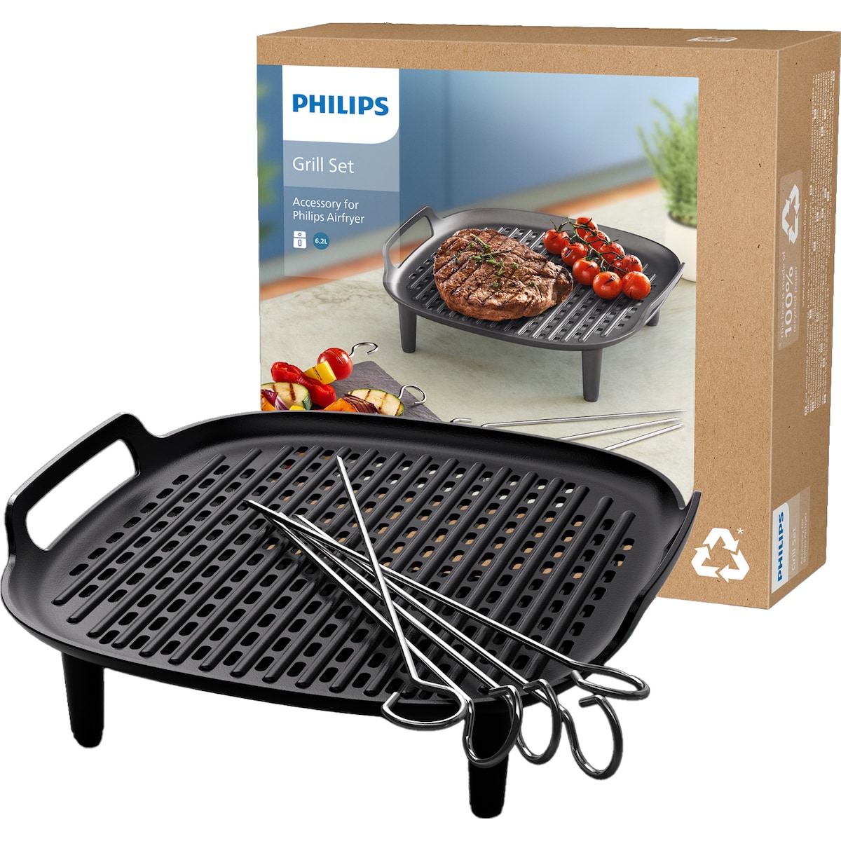 Philips Grillsett for Airfryer 6.2L HD9946/00