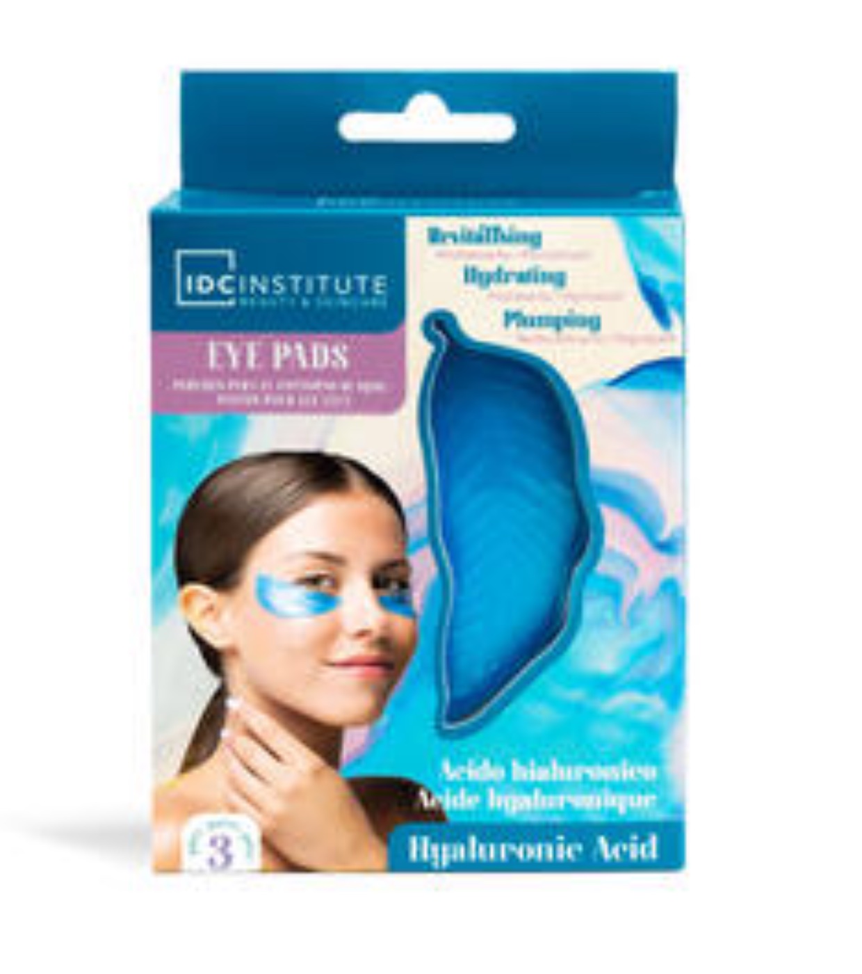 IDC Institute - Adesivos de ácido hialurônico para os olhos - 3 pares