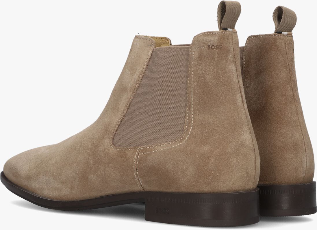 BOSS beige boss chelsea boots colby