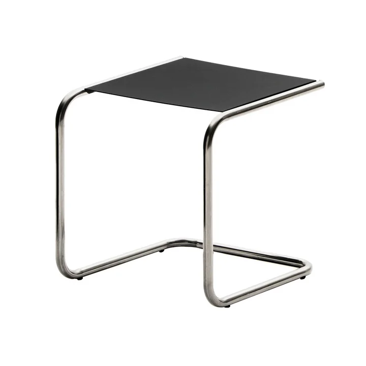 Fiam - Club Beistelltisch, Aluminium / schwarz