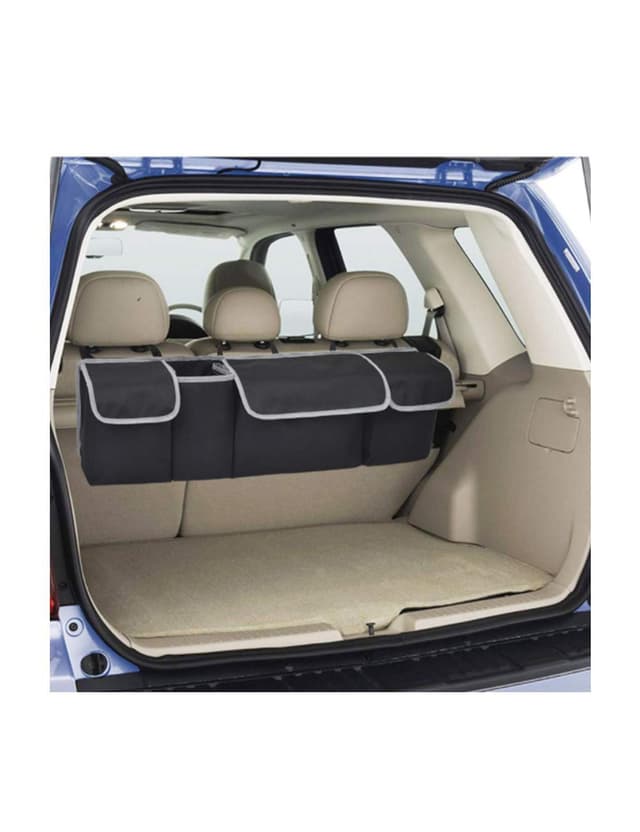 Opbevaring til bagageplads i bilen (90 cm) Sort