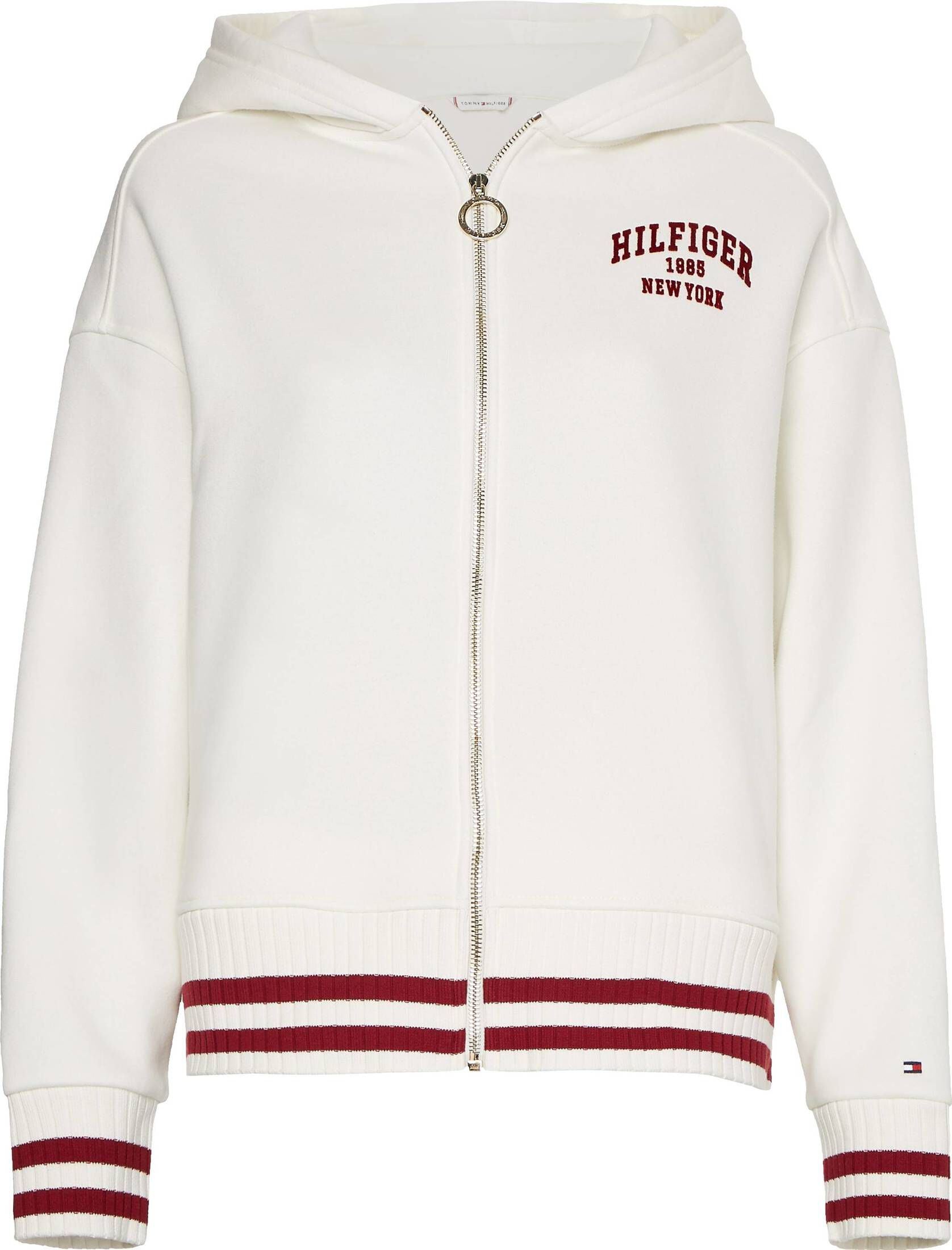 Tommy Hilfiger| Damen Sweatjacke VARSITY FULL ZIP