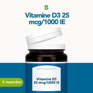 Bonusan Vitamine D3 25 mcg/1000IE Capsules 180ST