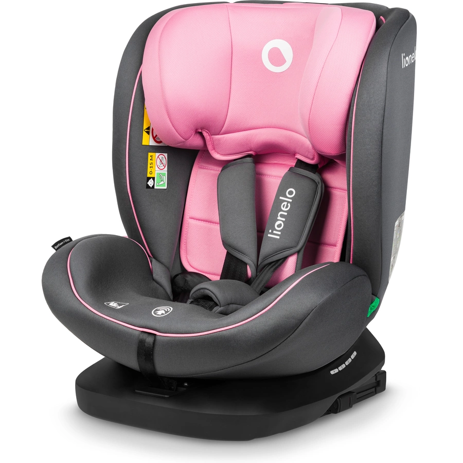 lionelo Kindersitz Bastiaan i-Size Pink Baby