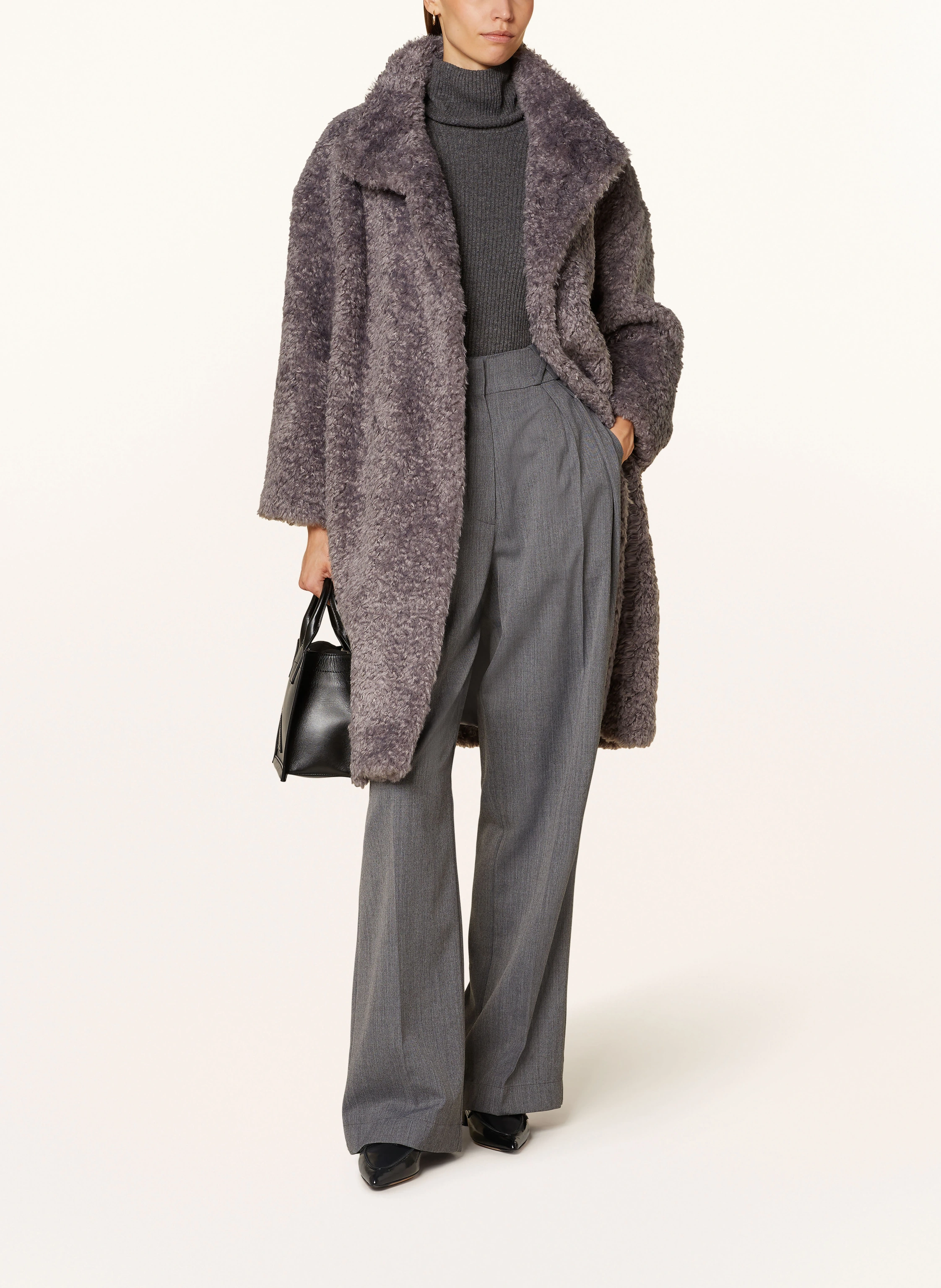 HERNO Kunstfell-Mantel CAPPOTTO
