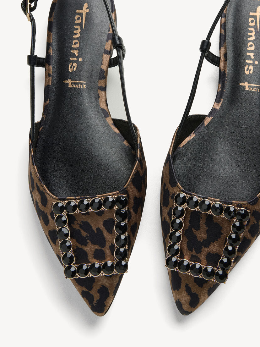 Slingpumps - bruin