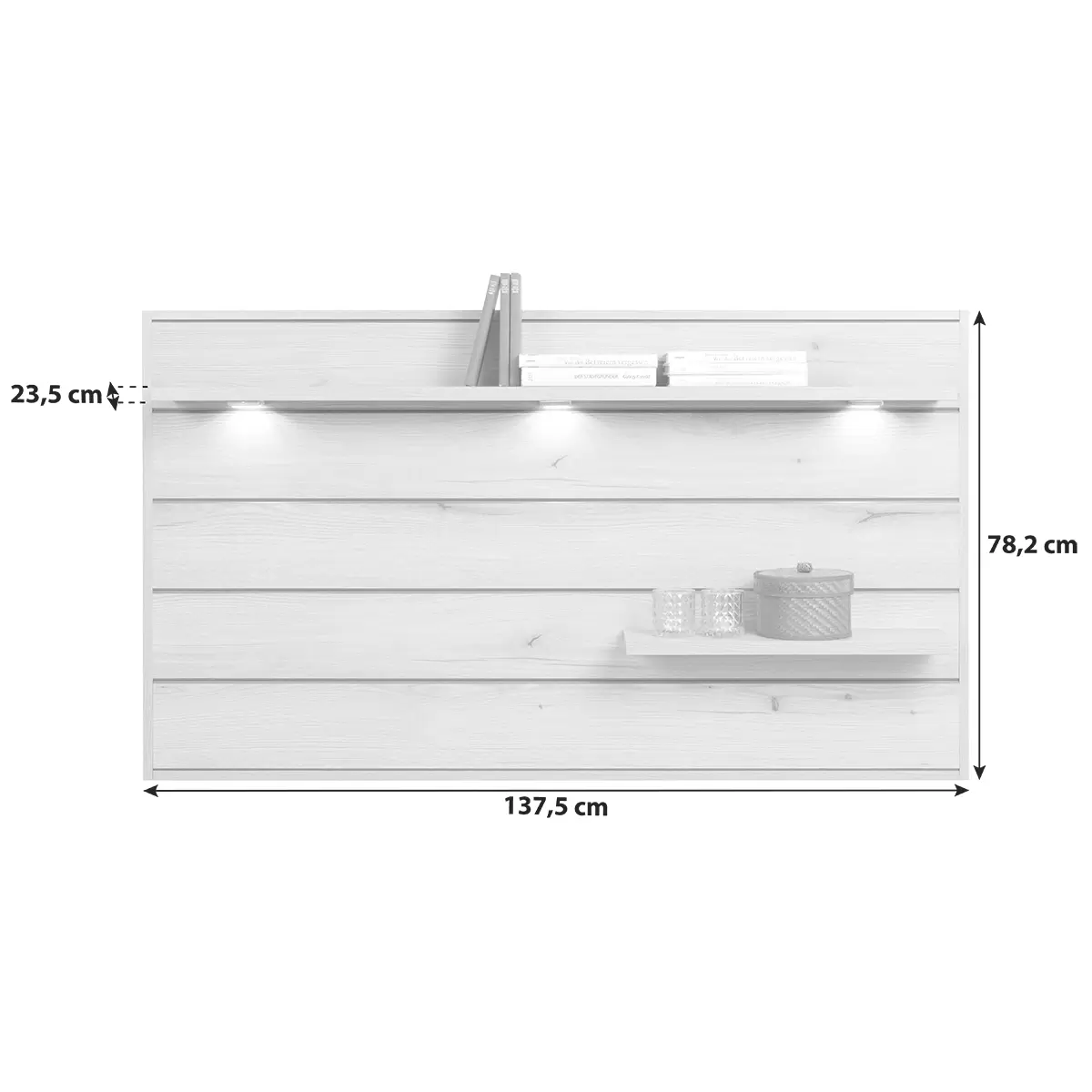 Wandpaneel Limit braun,anthrazit